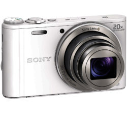 SONY  Cyber-shot DSC-WX350W Superzoom Compact Camera - White